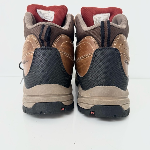 Eddie Bauer Brandon Waterproof Hiking Brown Leather Trail Boots Men’s Size 9.5 - Picture 8 of 9